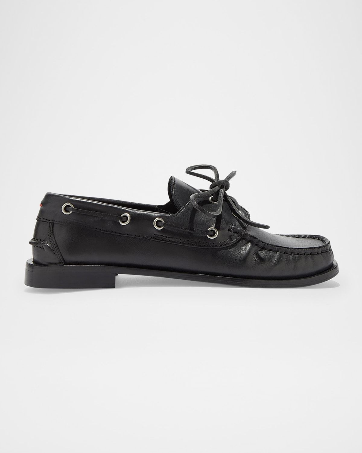 Harris Calfskin Lace-Up Loafers