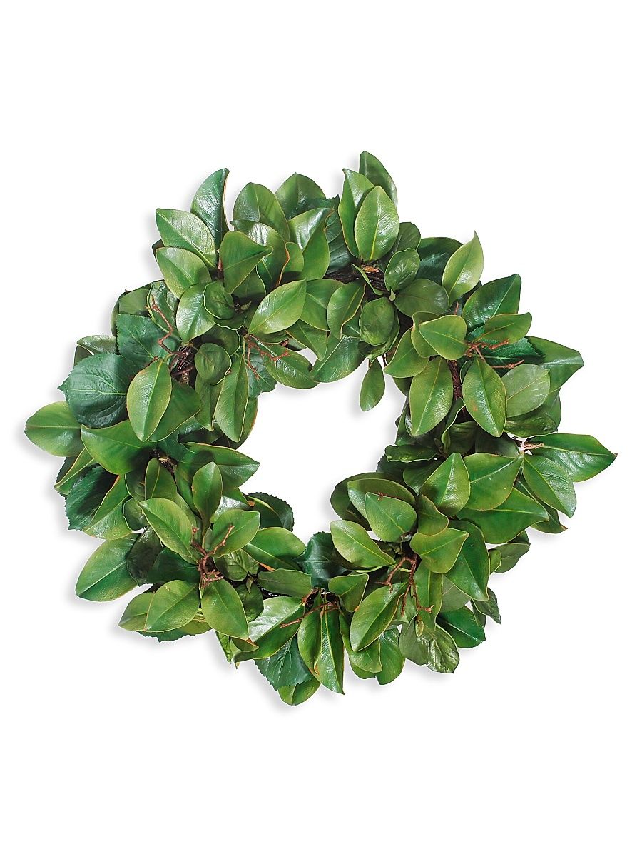 Everyday Magnolia Leaf Twig Wreath