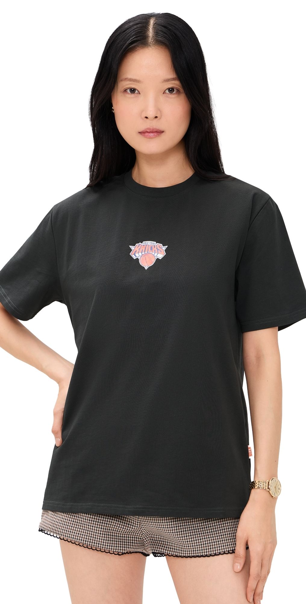 New York or Nowhere Knicks Gardencolor T-Shirt Black Garment Dye 3XL