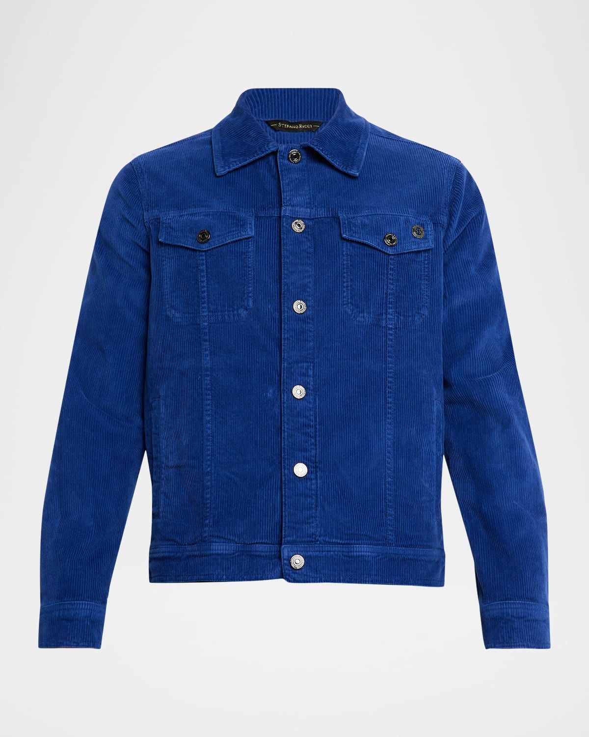Men & apos;s Cotton Corduroy Trucker Jacket