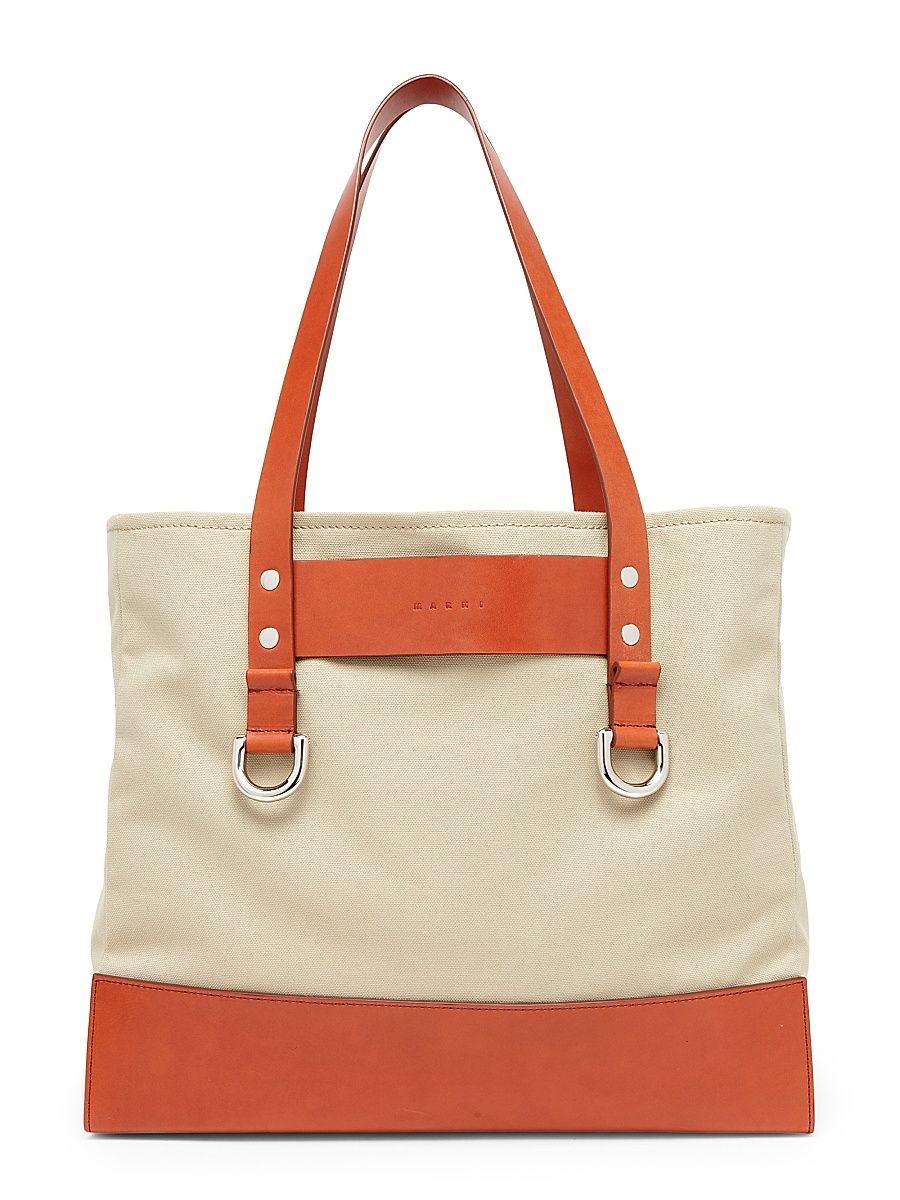 Men's Logo Tote Bag - Cement Henne