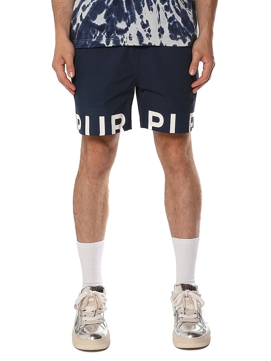 Men's All Round Logo Shorts - Navy - Size XXL