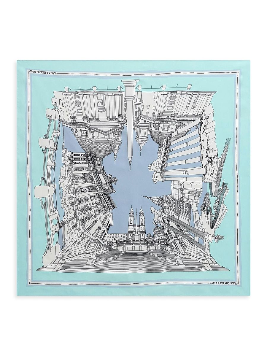 Women's Roma Rome Scarf - Turquoise
