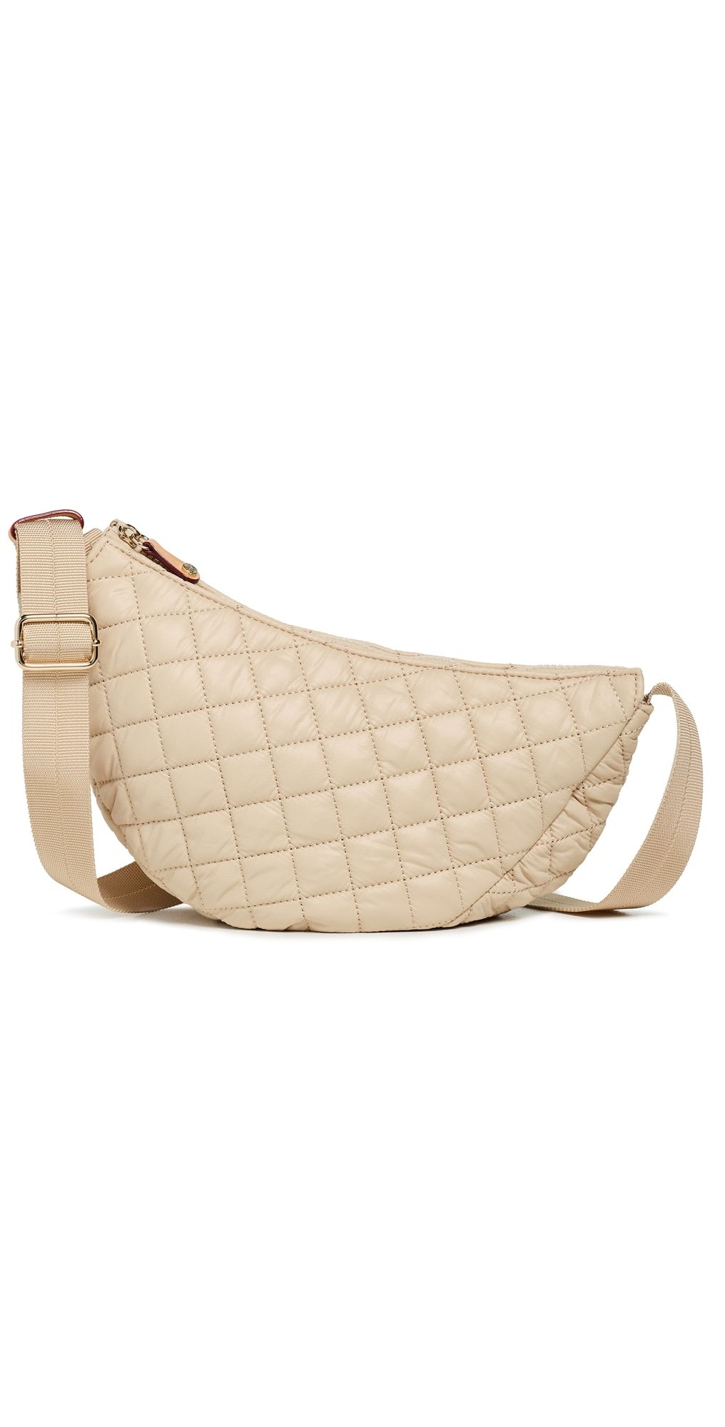 MZ Wallace Small Metro Smile Bag Buff One Size