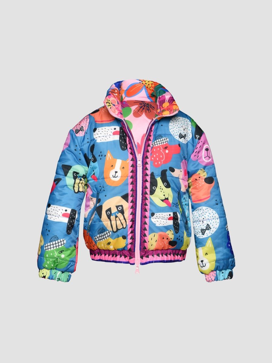 Girl's Little Girl's & Girl's Reversible Puffer Jacket - Pink - Size 14