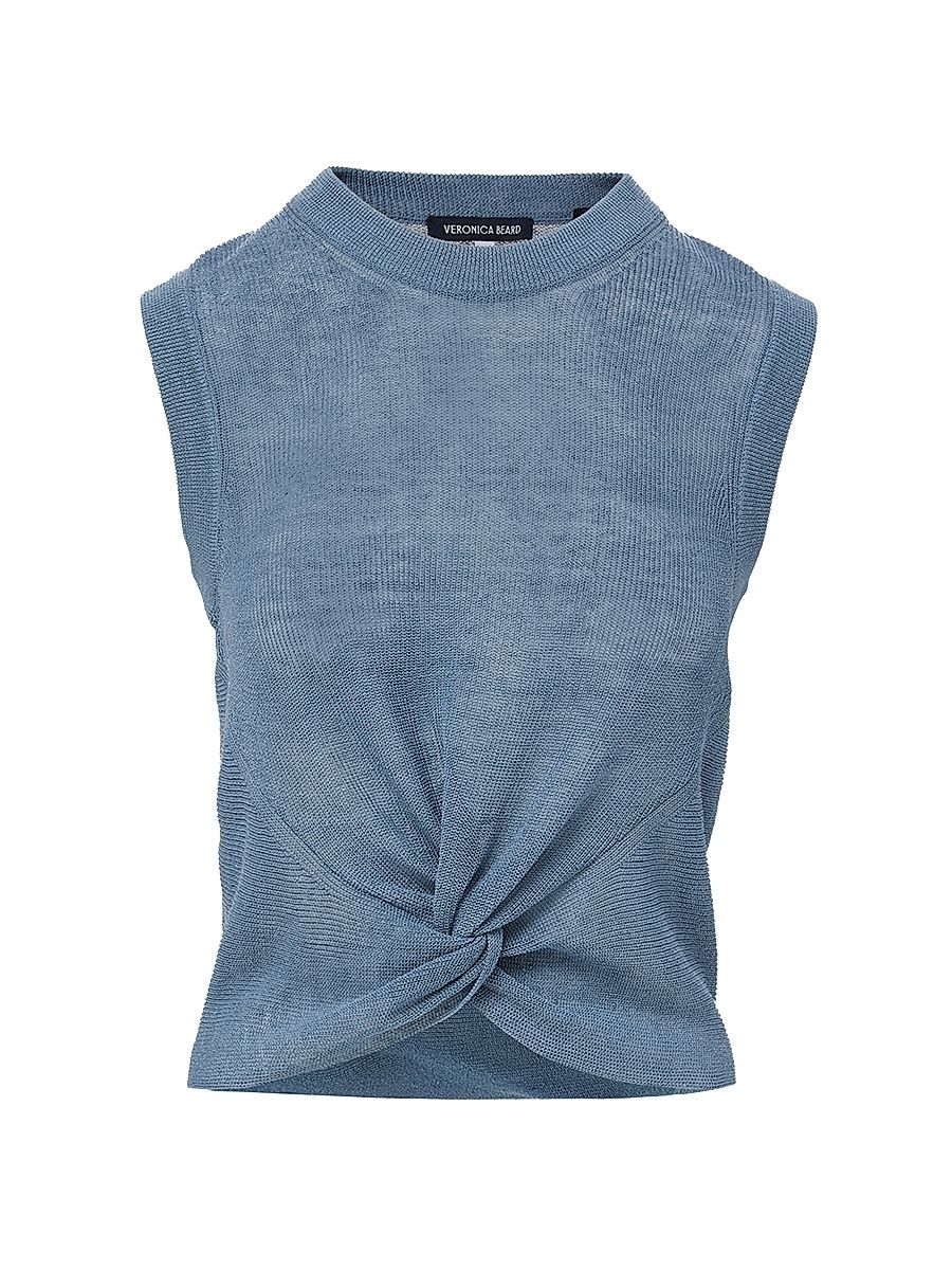 Women's Kellen Knotted Sweater - Lake Mist - Size Small