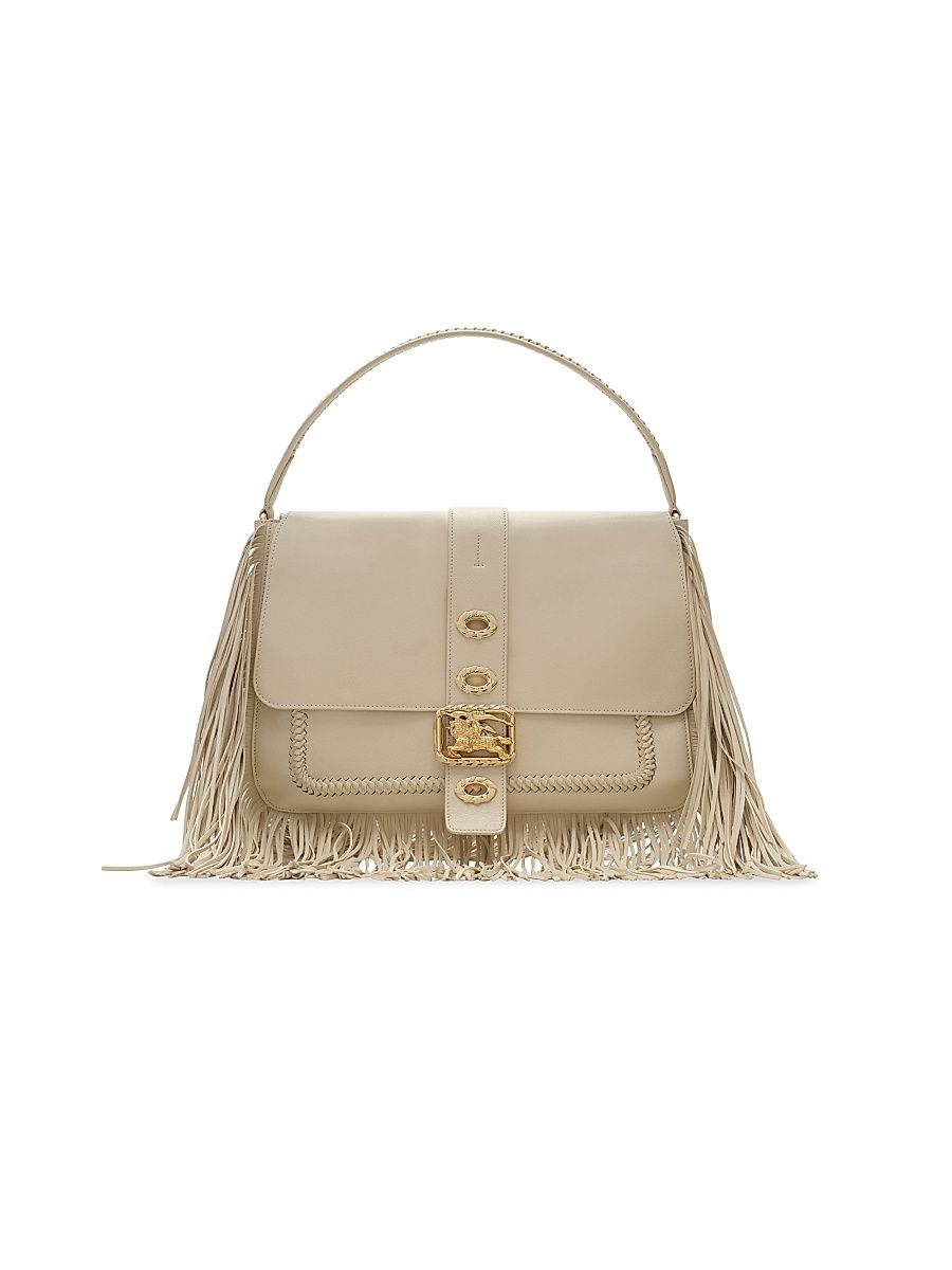 Women's Rider Medium Leather Top Handle Bag - Soap