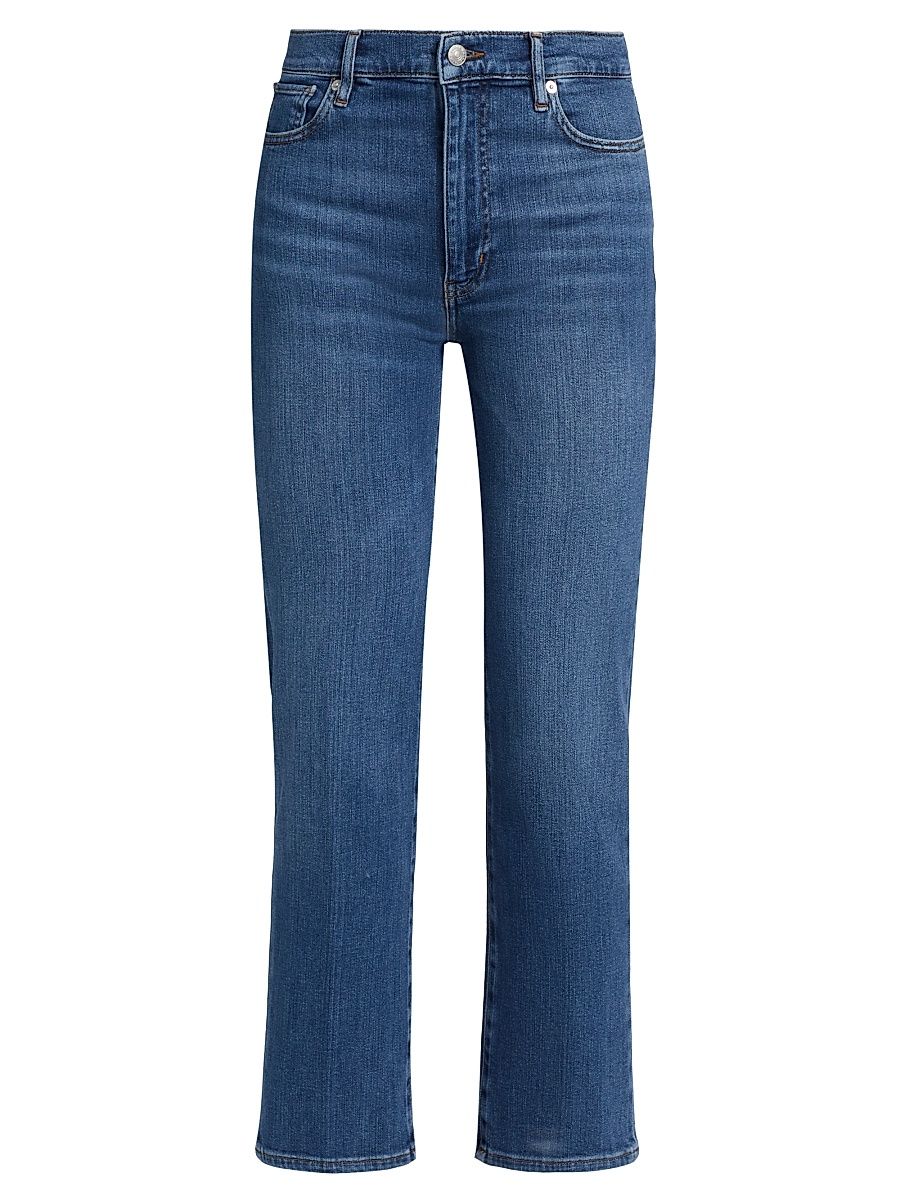 Women's Le Sleek Straight-Leg Crop Jeans - Marsa - Size 29