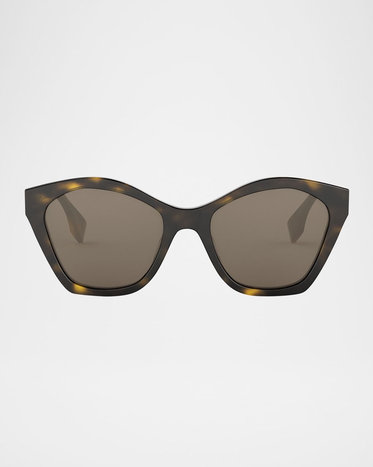 Lettering Square Acetate Sunglasses