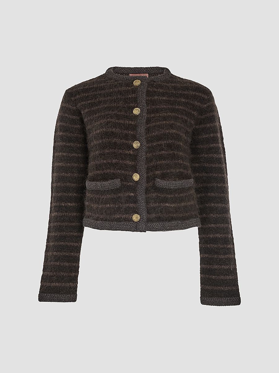 Women's Mack Alpaca-Blend Jacket - Fudge - Size XS