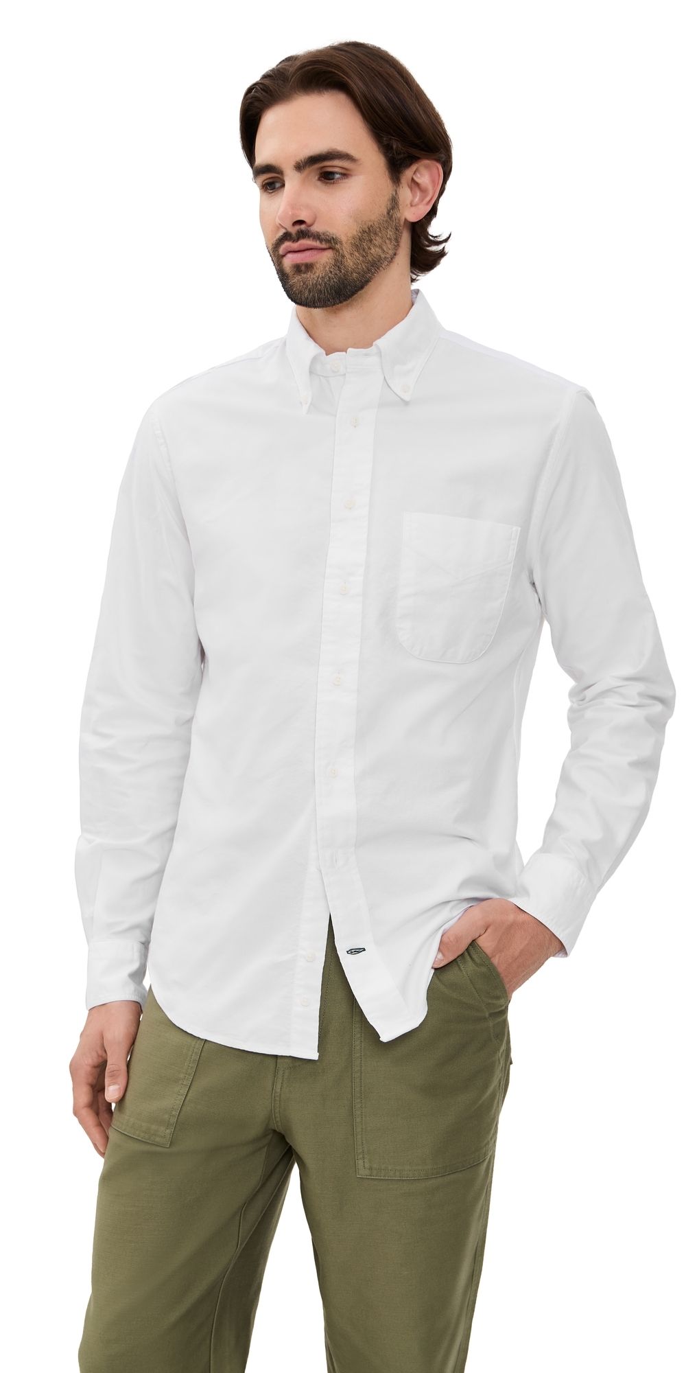 Gitman Vintage Classic Oxford Shirt White S