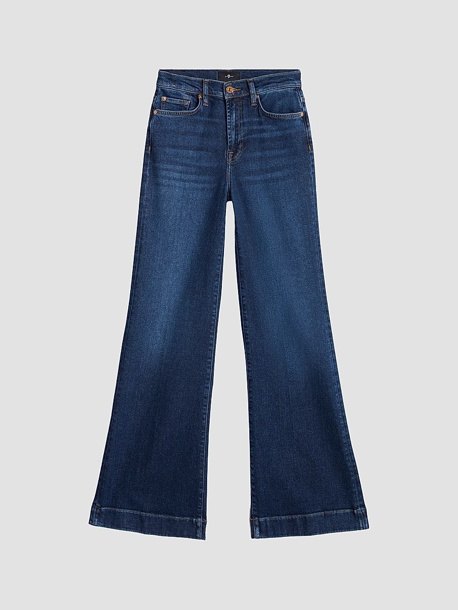 Women's Modern Dojo Wide-Leg Jeans - Blue Vibe - Size 31