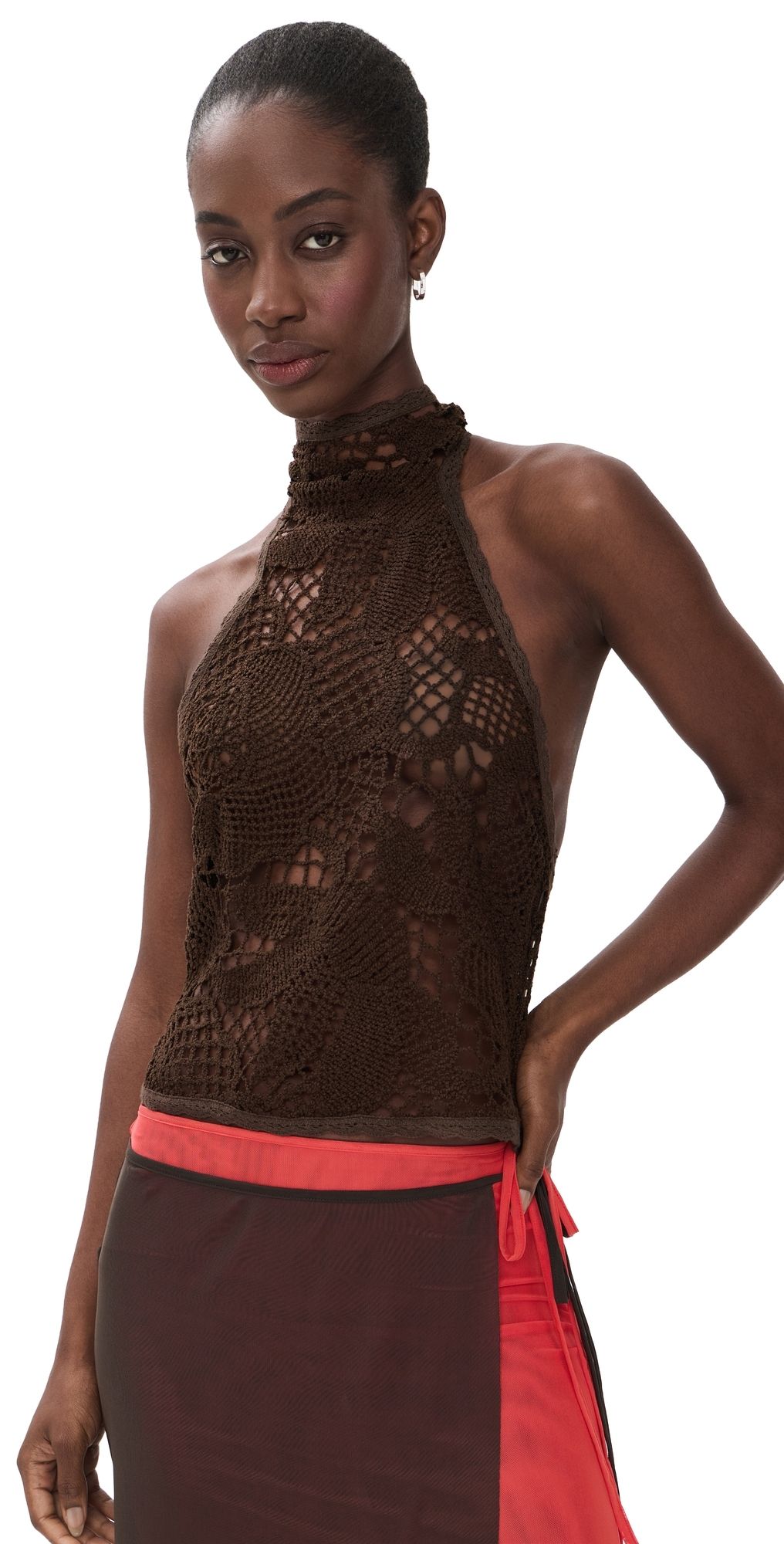 SIEDRES Indy Top Brown M