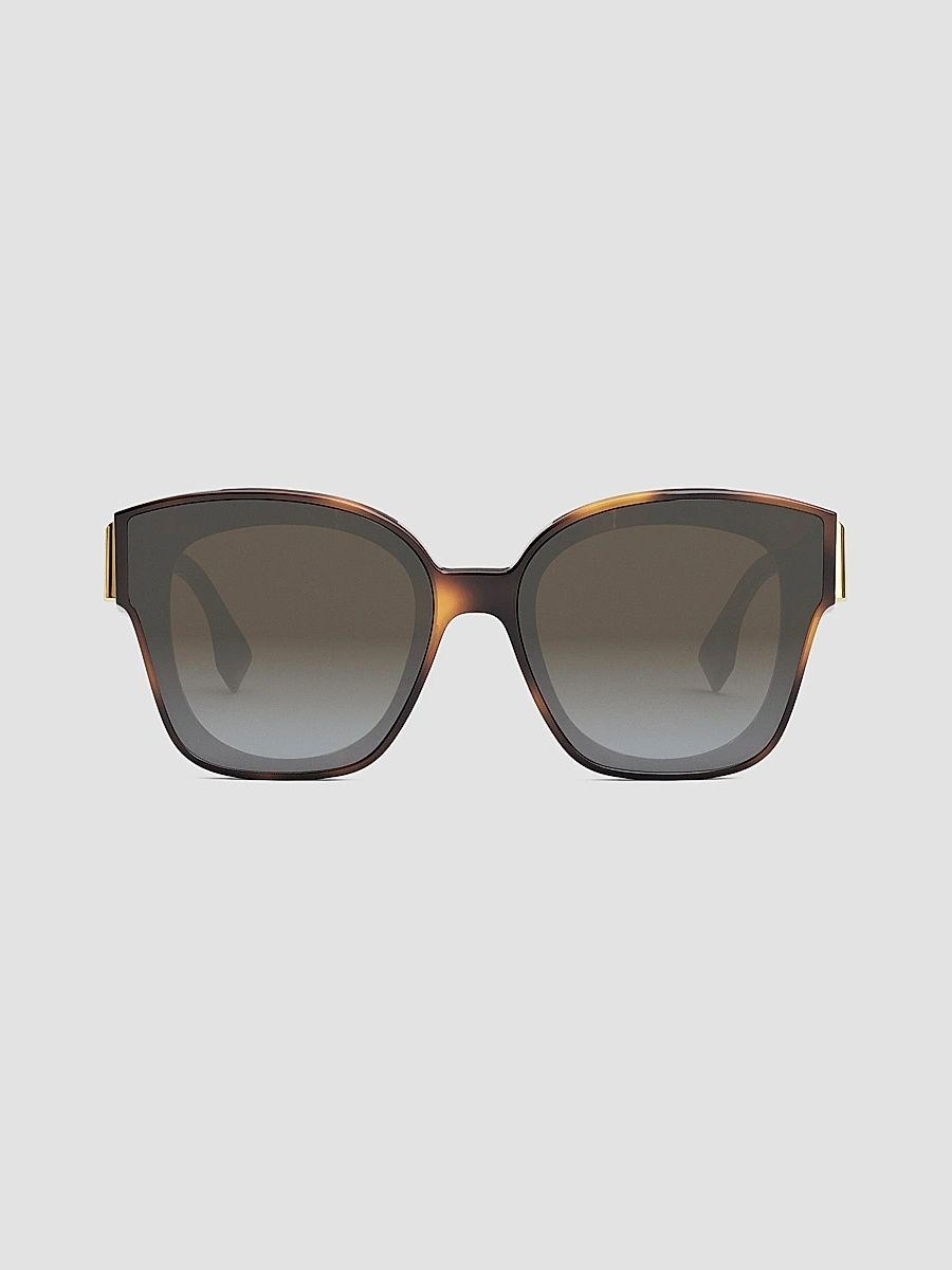 Women's Fendi First 63MM Square Sunglasses - Havana