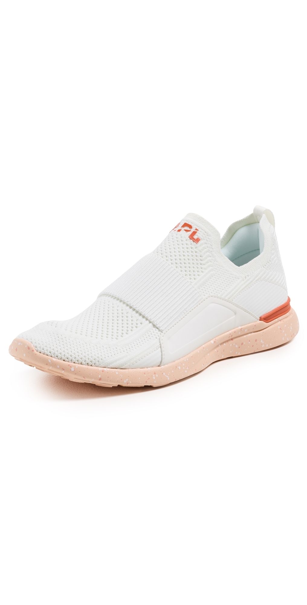 APL TechLoom Bliss Sneakers Ivory/Faded Peach/Blood Orange 6.5