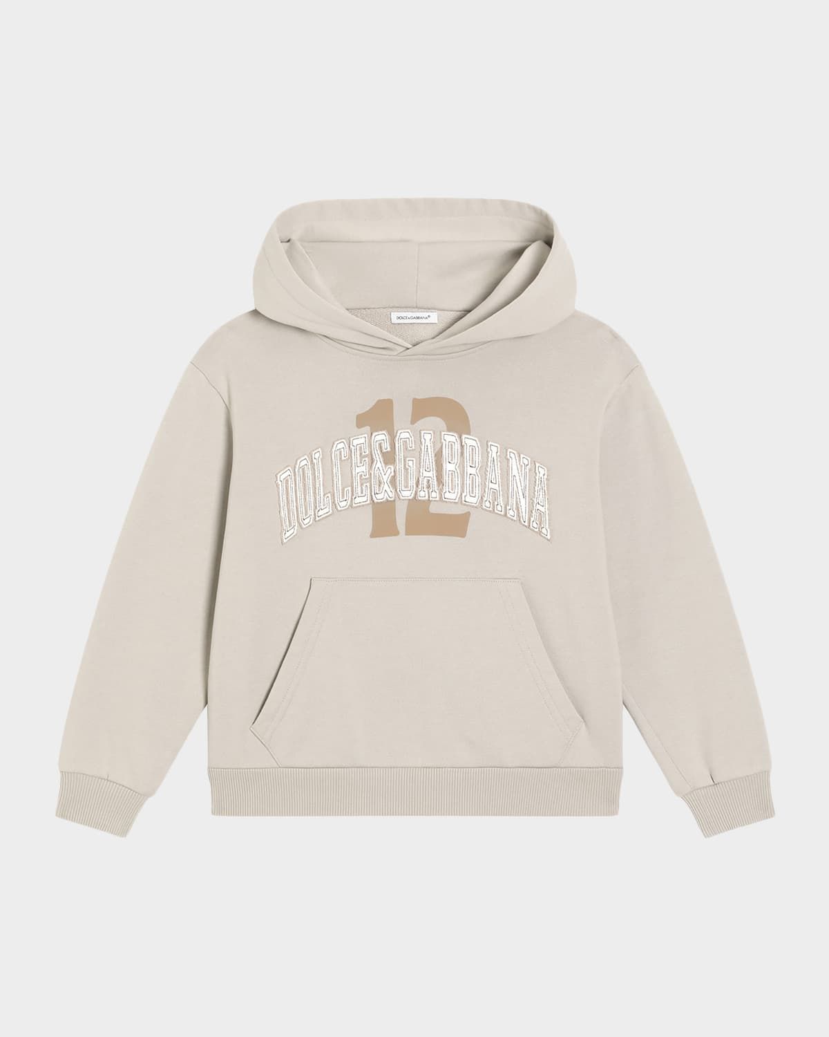 Boy & apos;s Logo Embroidered Cotton Hoodie