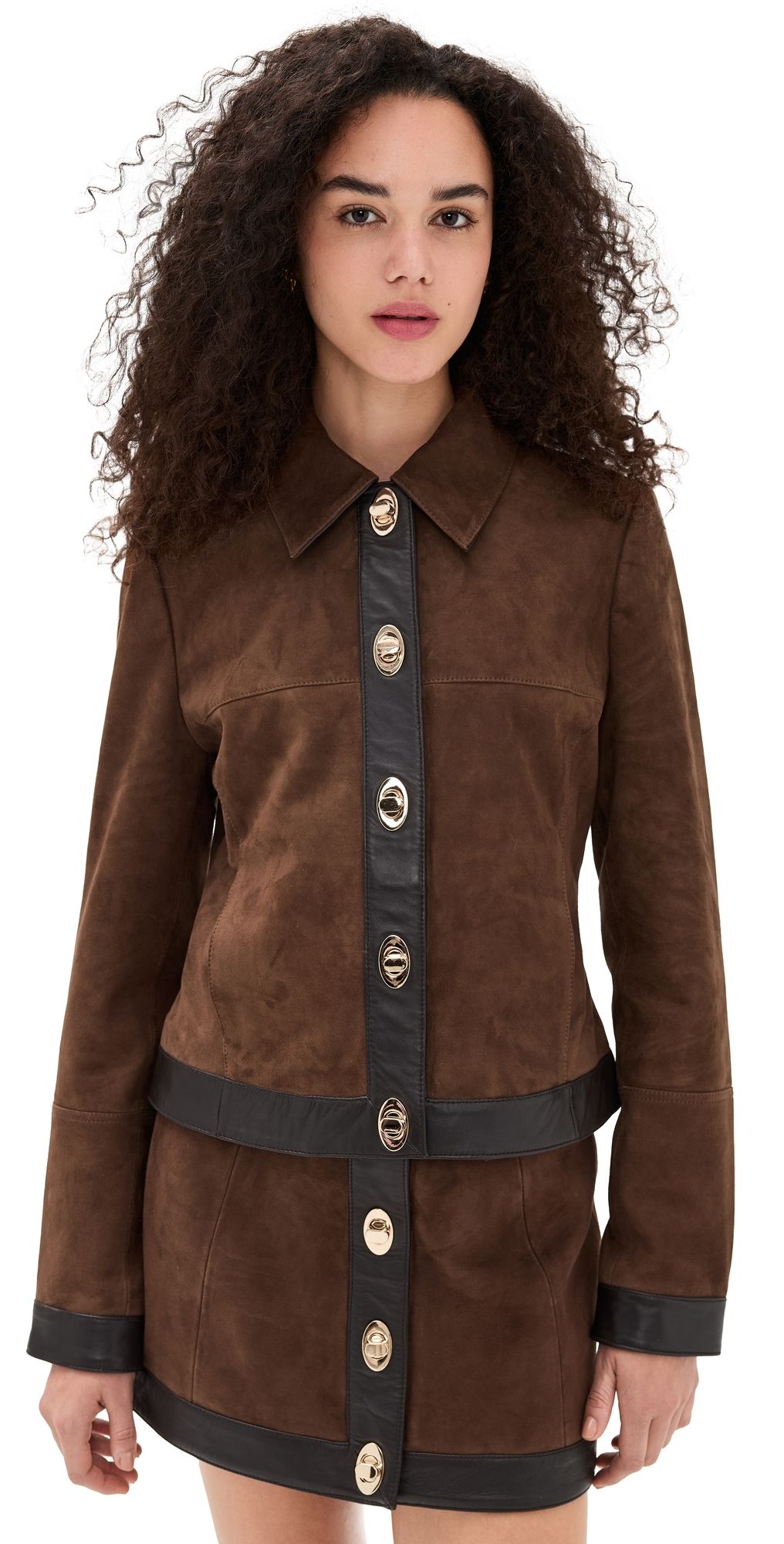 Retrofête Nanna Jacket CHOCOLATE/TOBACCO S