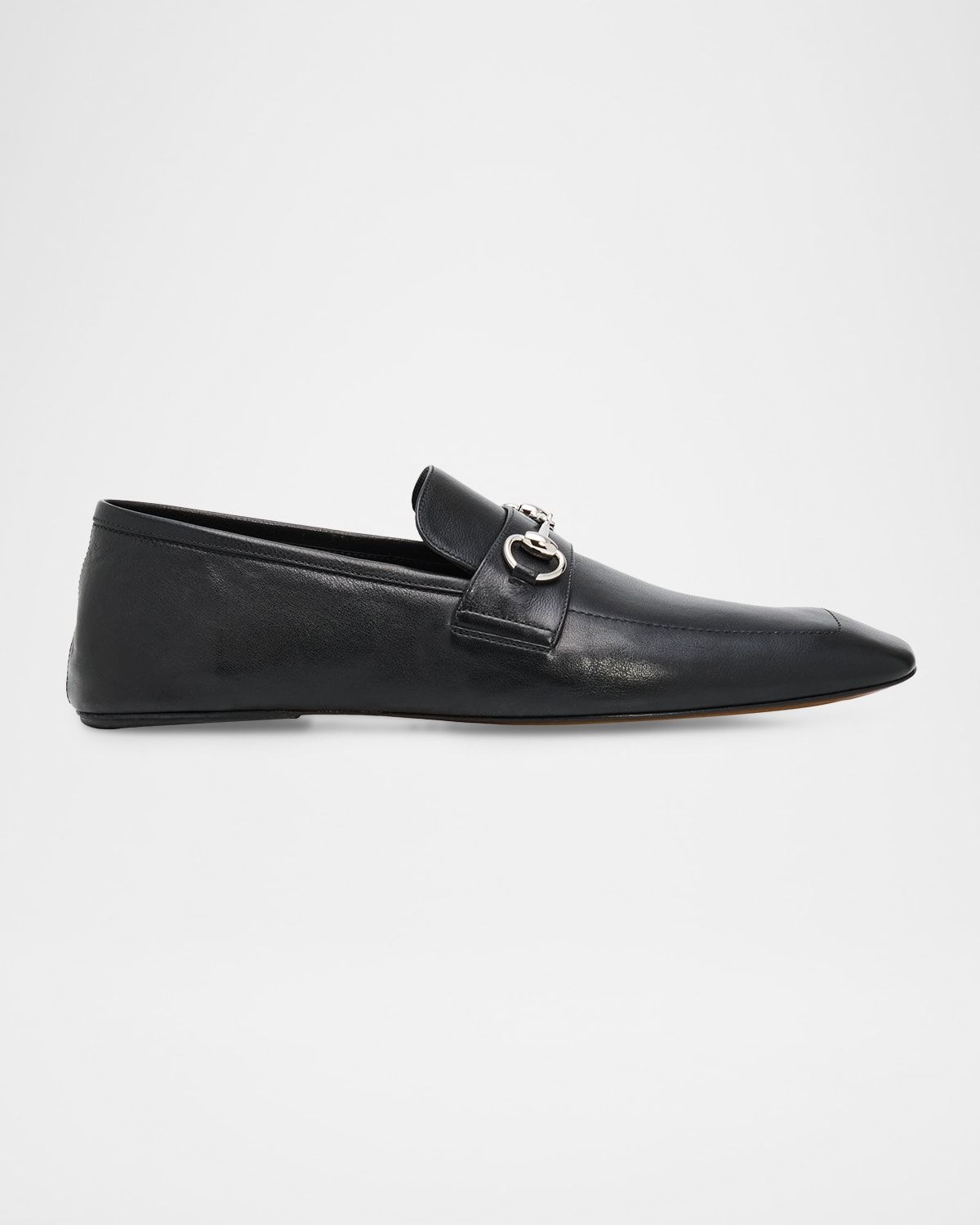 Men & apos;s Edgar Leather Bit Loafers with Foldable Heel