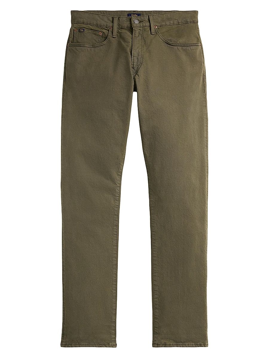 Men's Varick Slim-Straight Stretch Jeans - Outdoors Olive - Size 31