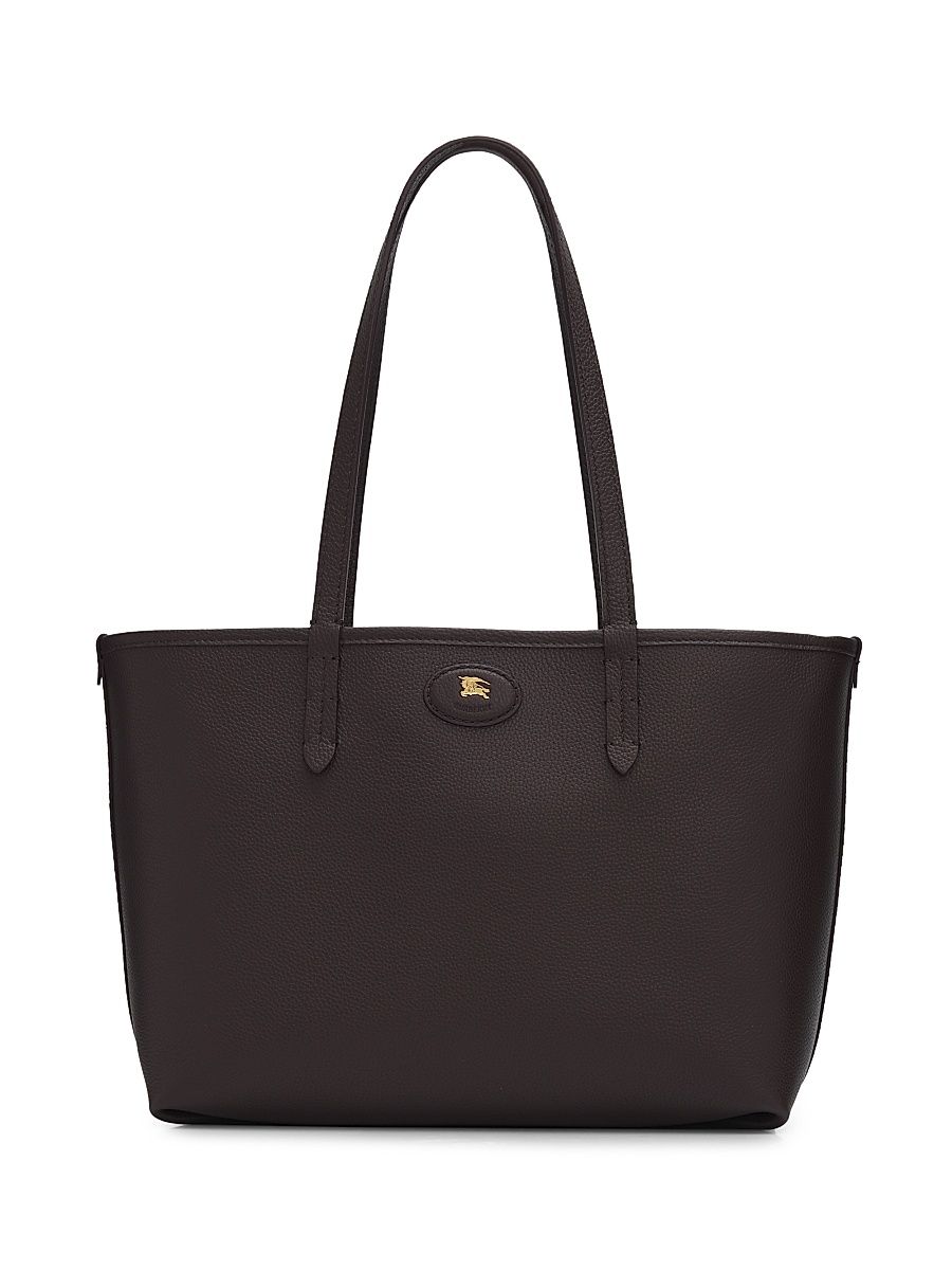 Women's Medium Reversible Bloomsbury Leather Tote - Peat