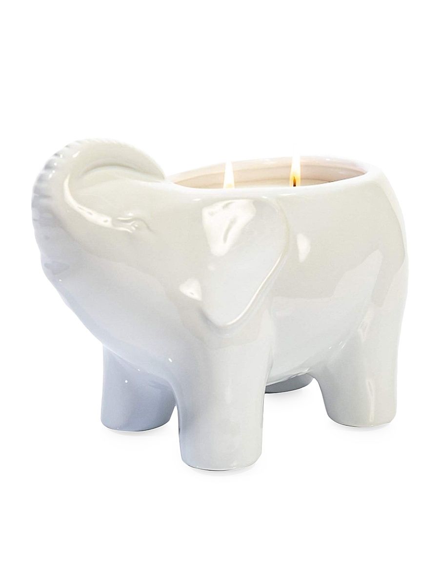 Elephant Neroli Eucalyptus Scented Candle - White