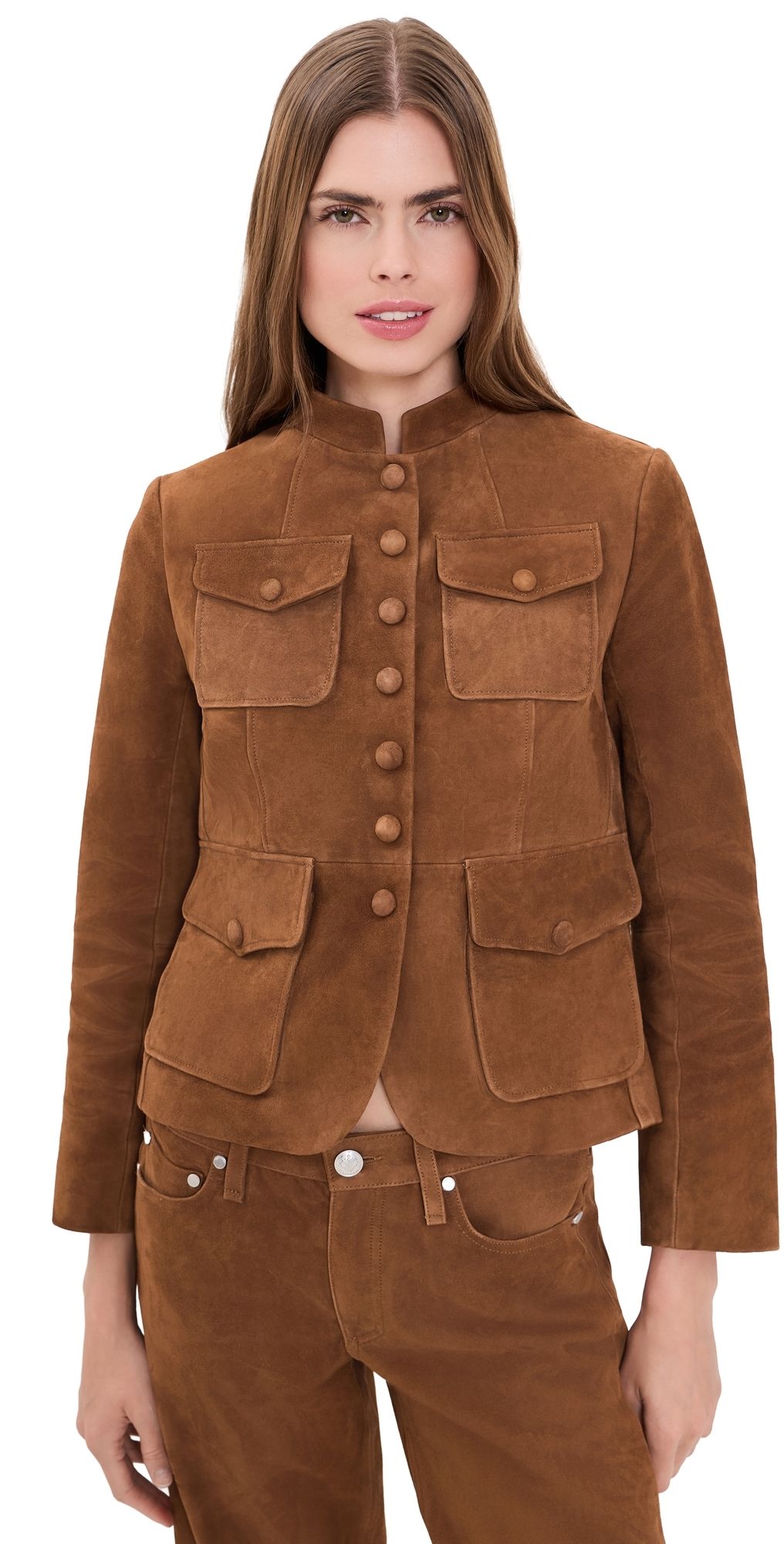 rag & bone Mercer Suede Blazer Brown 2