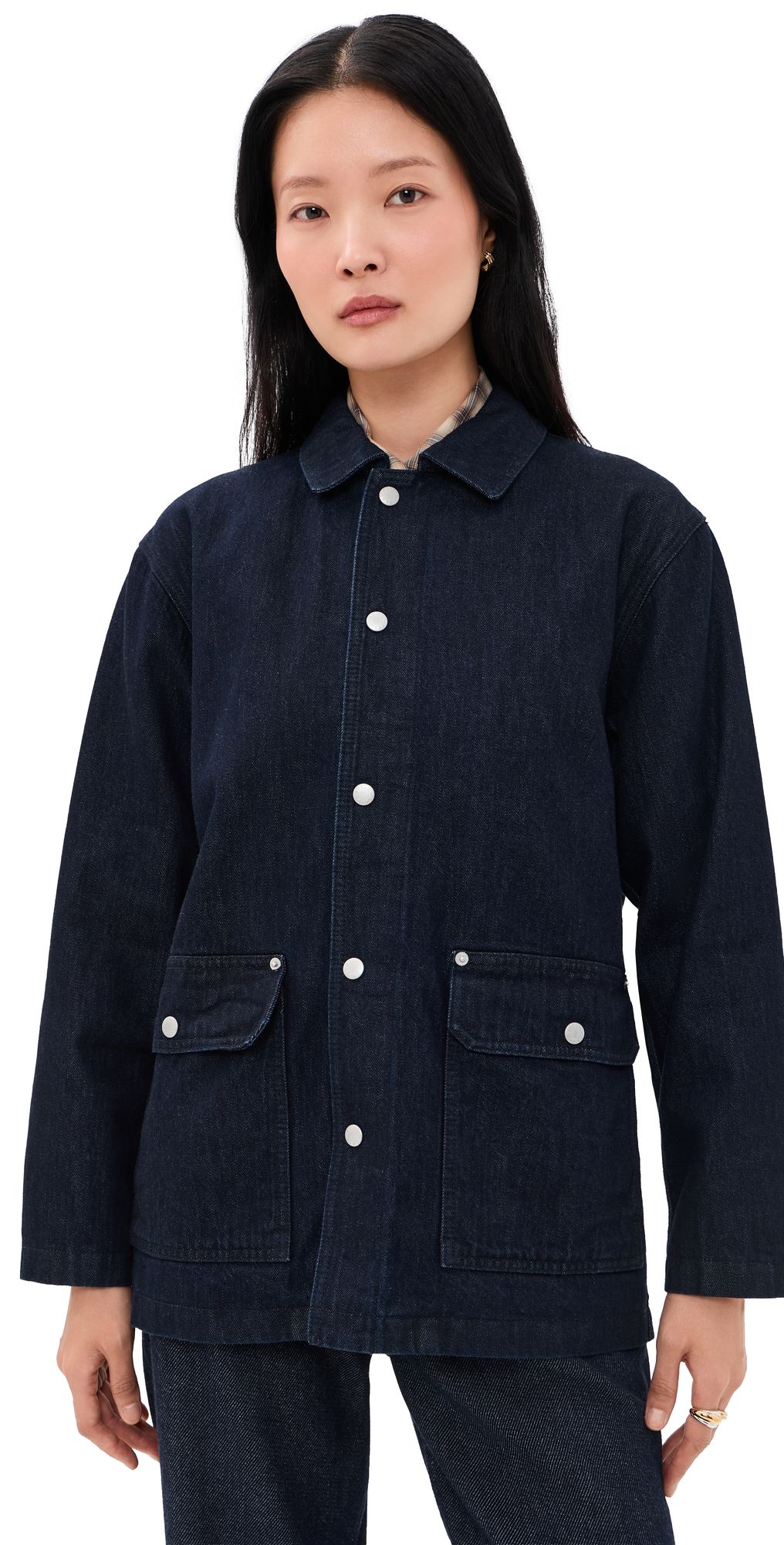 Still Here Barn Jacket in Indigo Indigo Indigo L