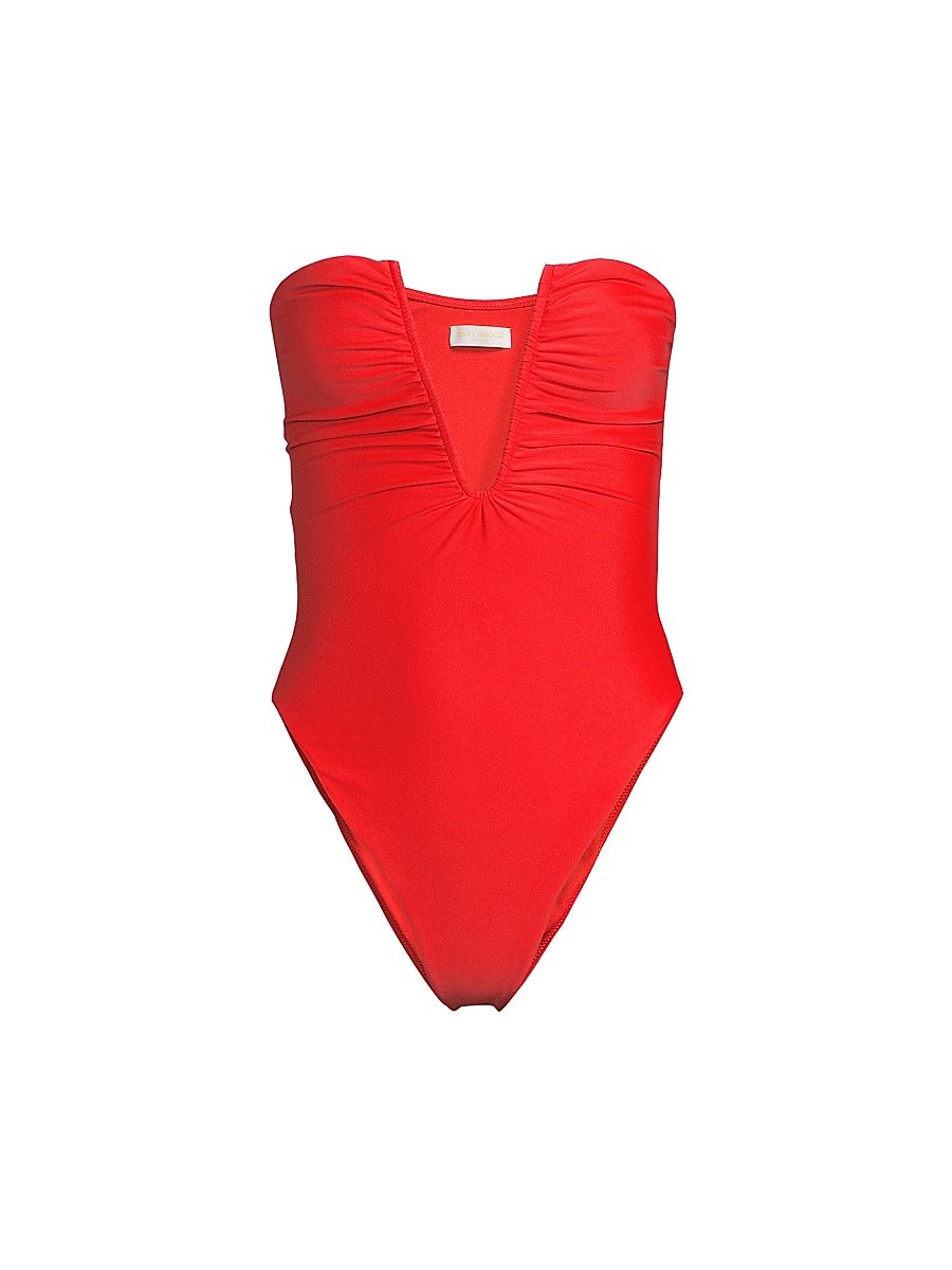 Women's Bianka One-Piece Swimsuit - Flame - Size Large