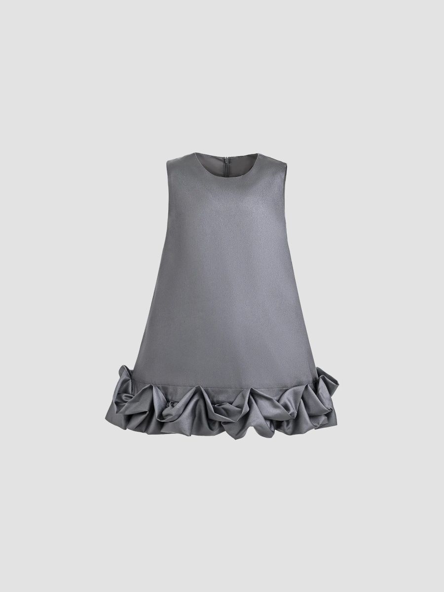 Tulleen Girl's Little Girl's & Girl's Clarette Dress - Grey - Size 9
