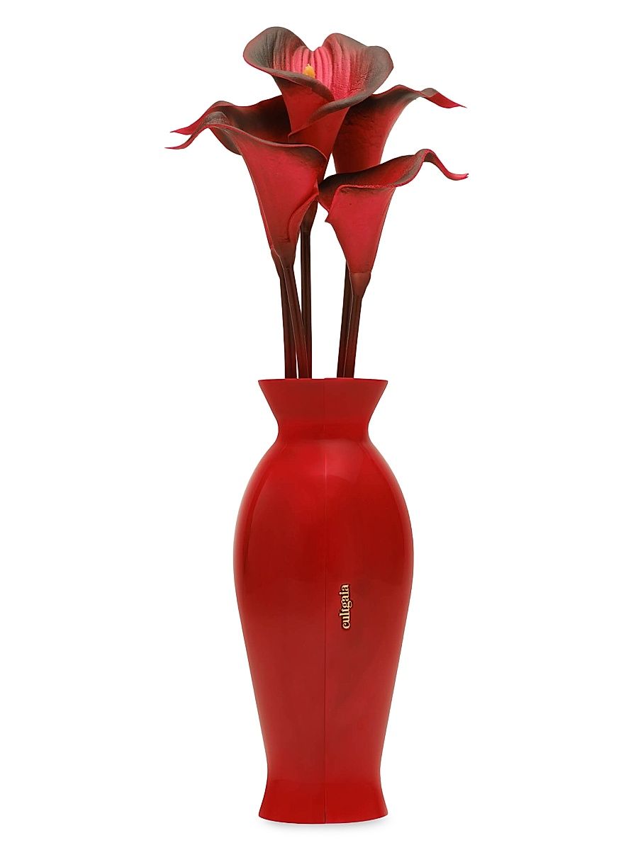 Women's Florence Lily Vase Clutch - Vermilion