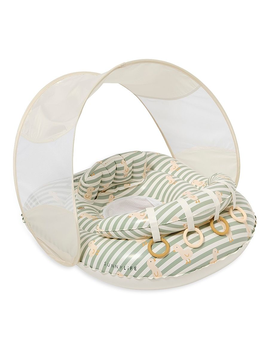 Duck Sage Stripe Interactive Baby Float