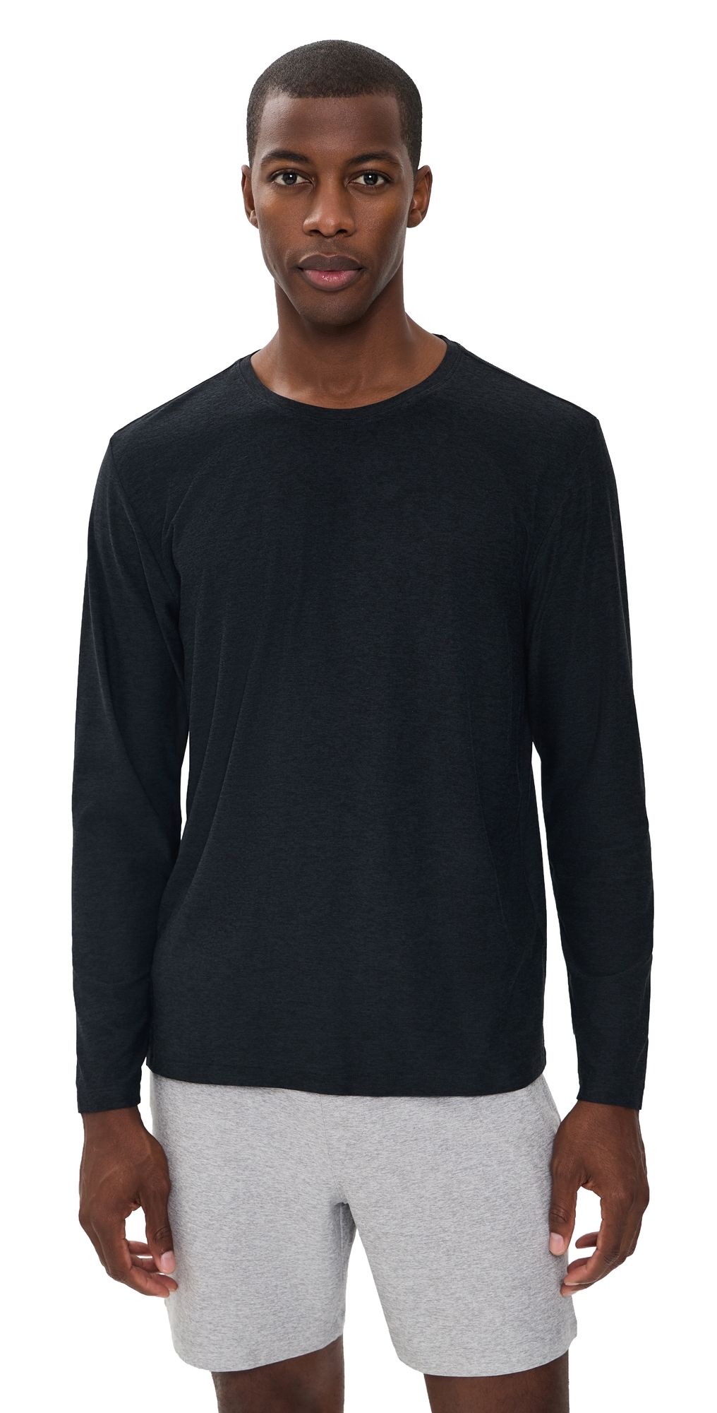 Beyond Yoga Always Beyond Long Sleeve Crew 2.0 Darkest Night XL