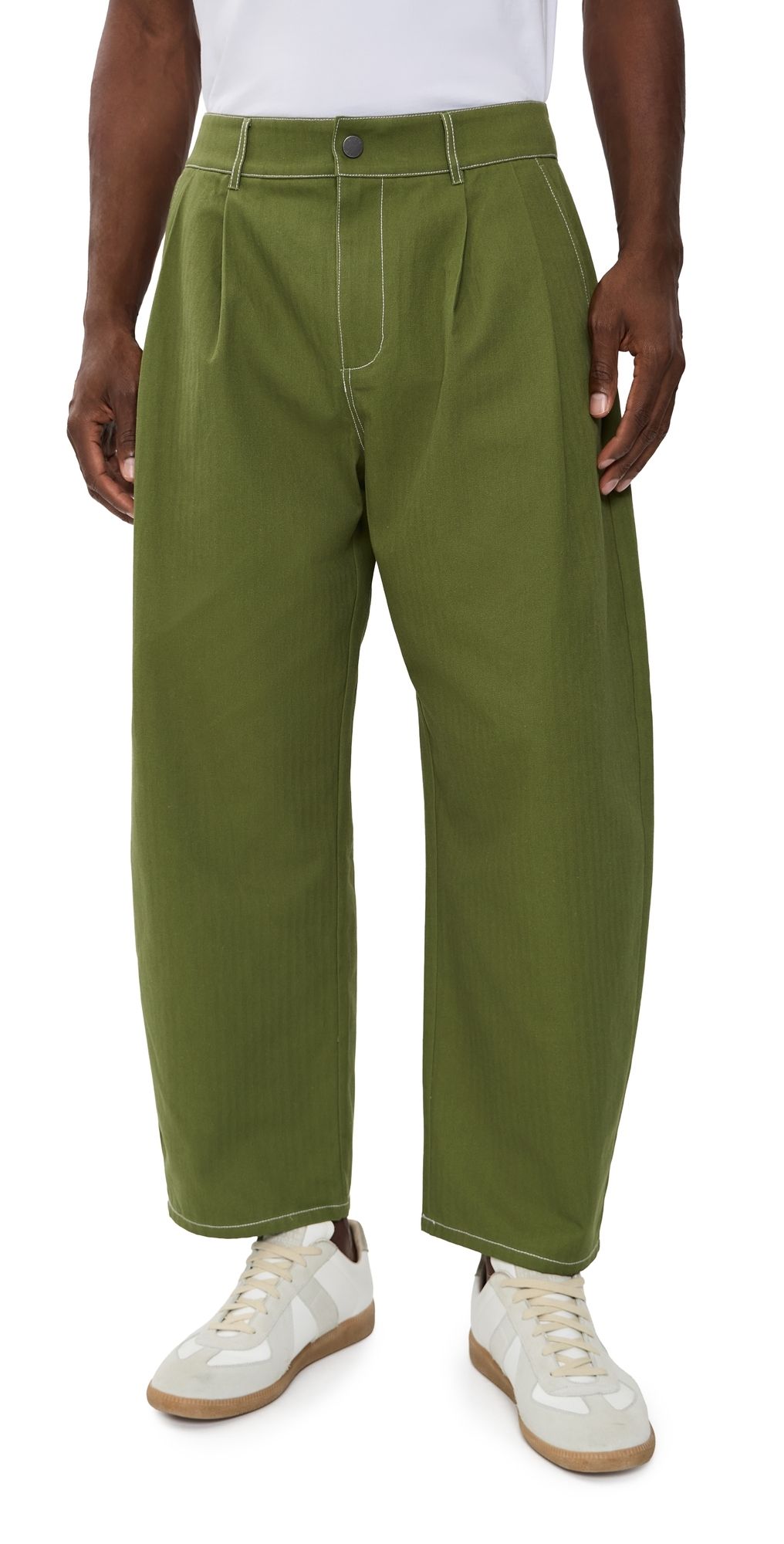 Malbon Station Pants Military Green 32