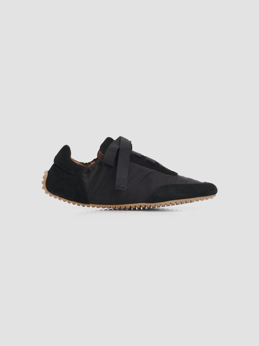 Women's Cass Mixed-Media Low-Top Sneakers - Black - Size 6