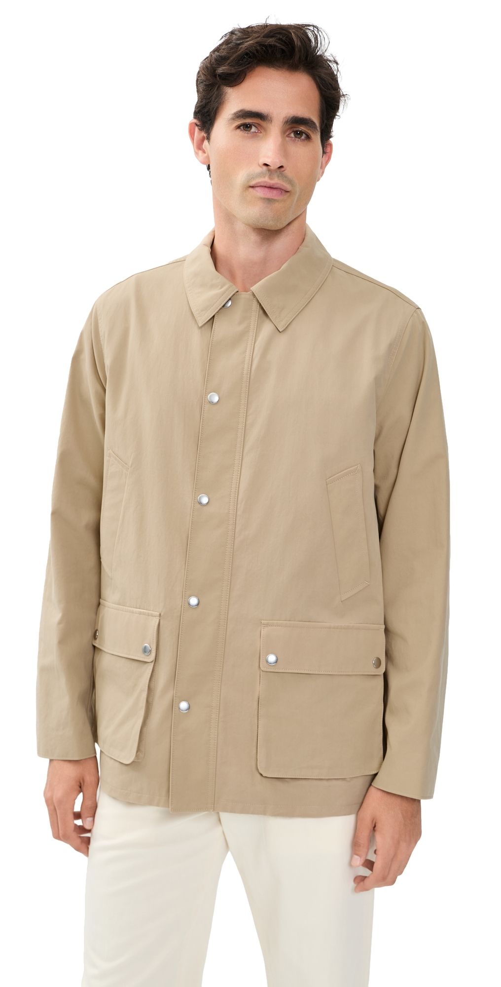 Vince Lightweight Barn Jacket Beige XXL