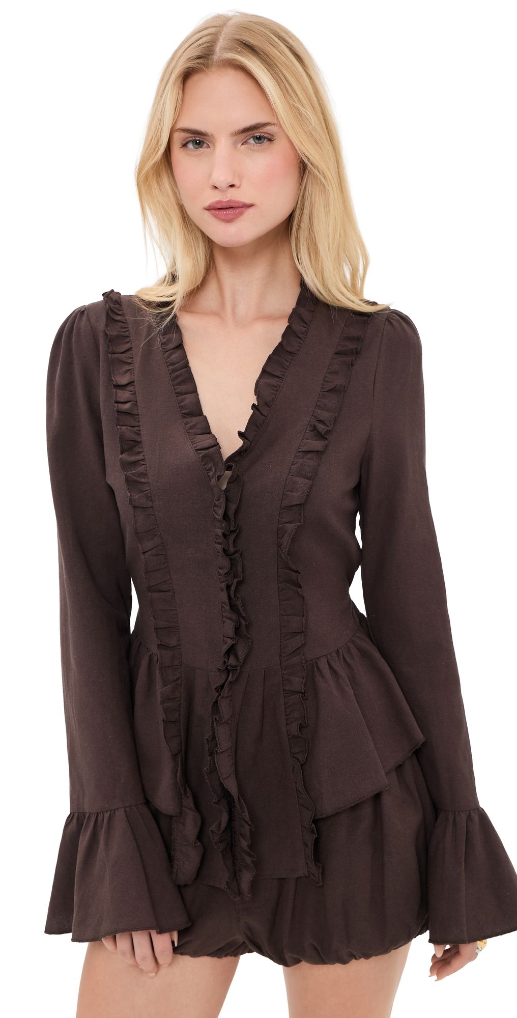 Lioness Odette Blouse Brown XS