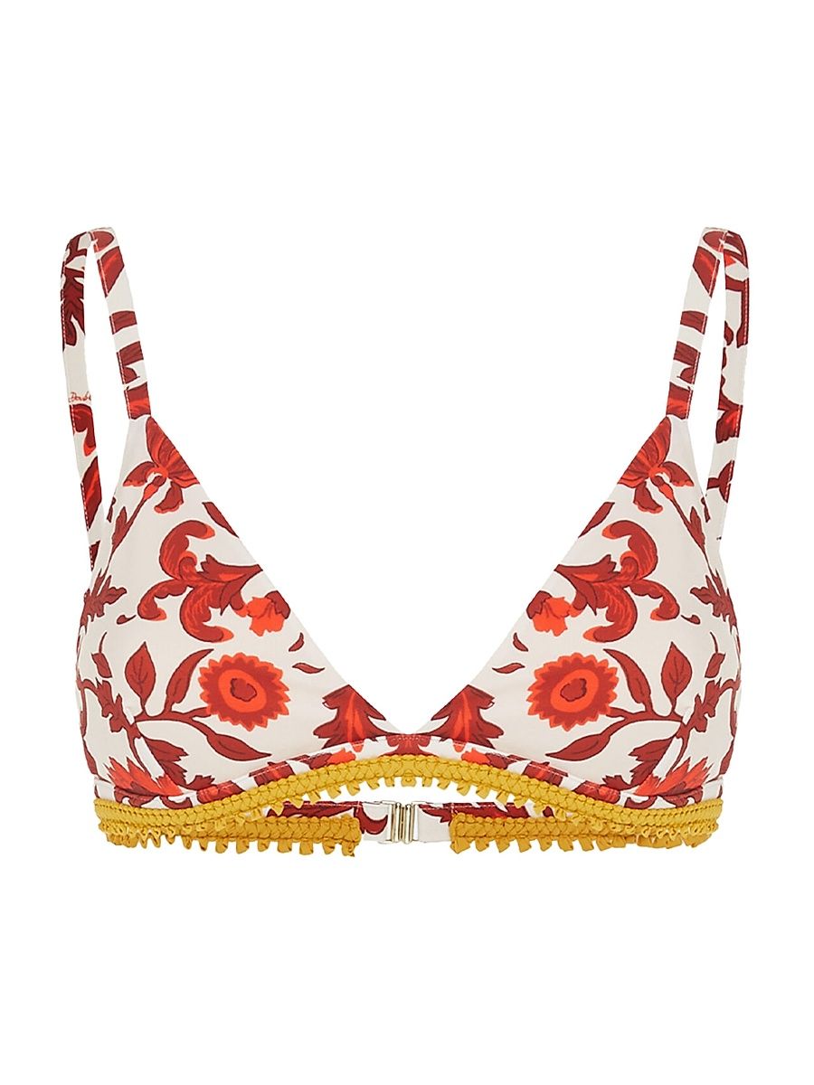 Women's Fonda Top - Dragonflower Mini Red - Size XL