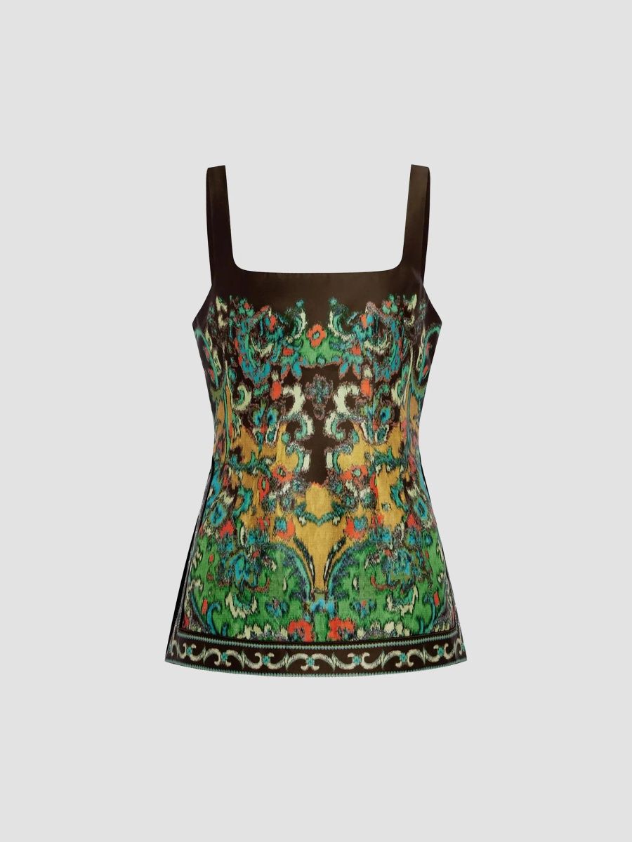 Women's Charlotte Printed Top - Multi - Size 10