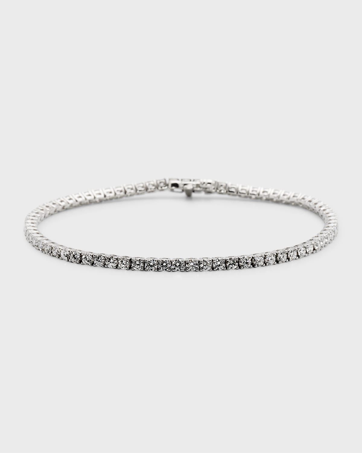18K White Gold Diamond Tennis Bracelet