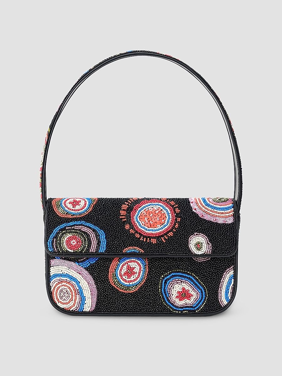 Women's Tommy Agate Beaded Shoulder Bag - Millefiore