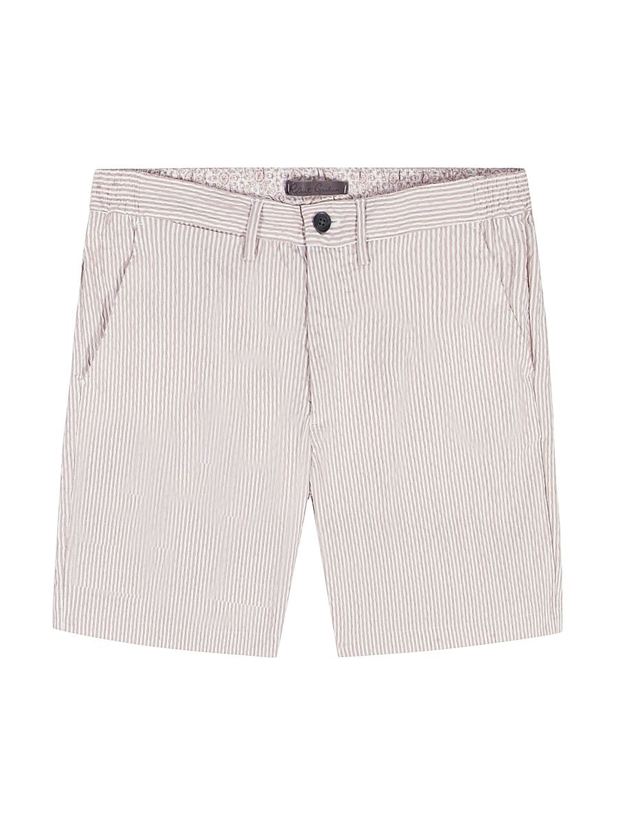 Men's Fornillo Stripe Seersucker Shorts - Khaki - Size 44