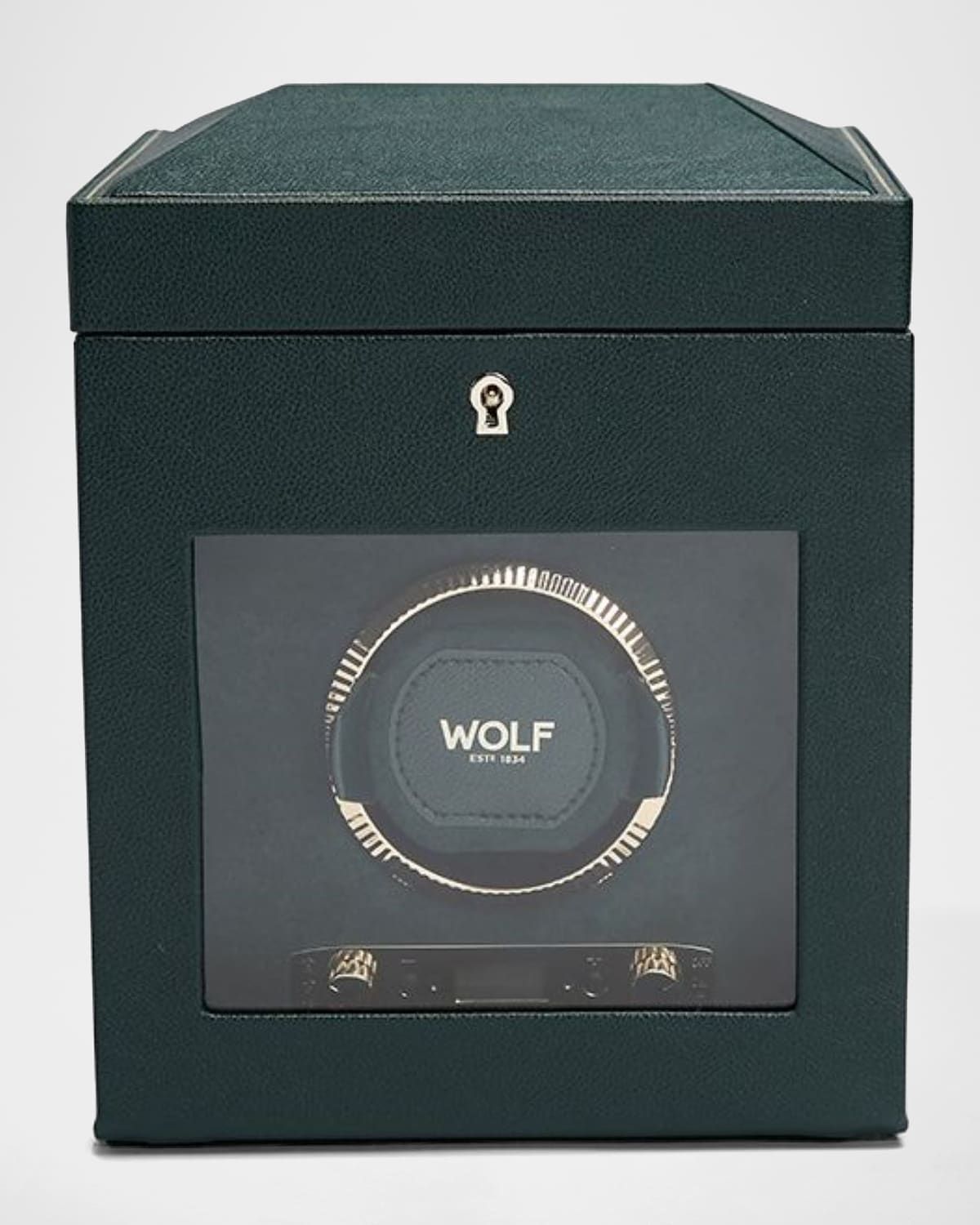 British Racing Single Watch Winder with Storage