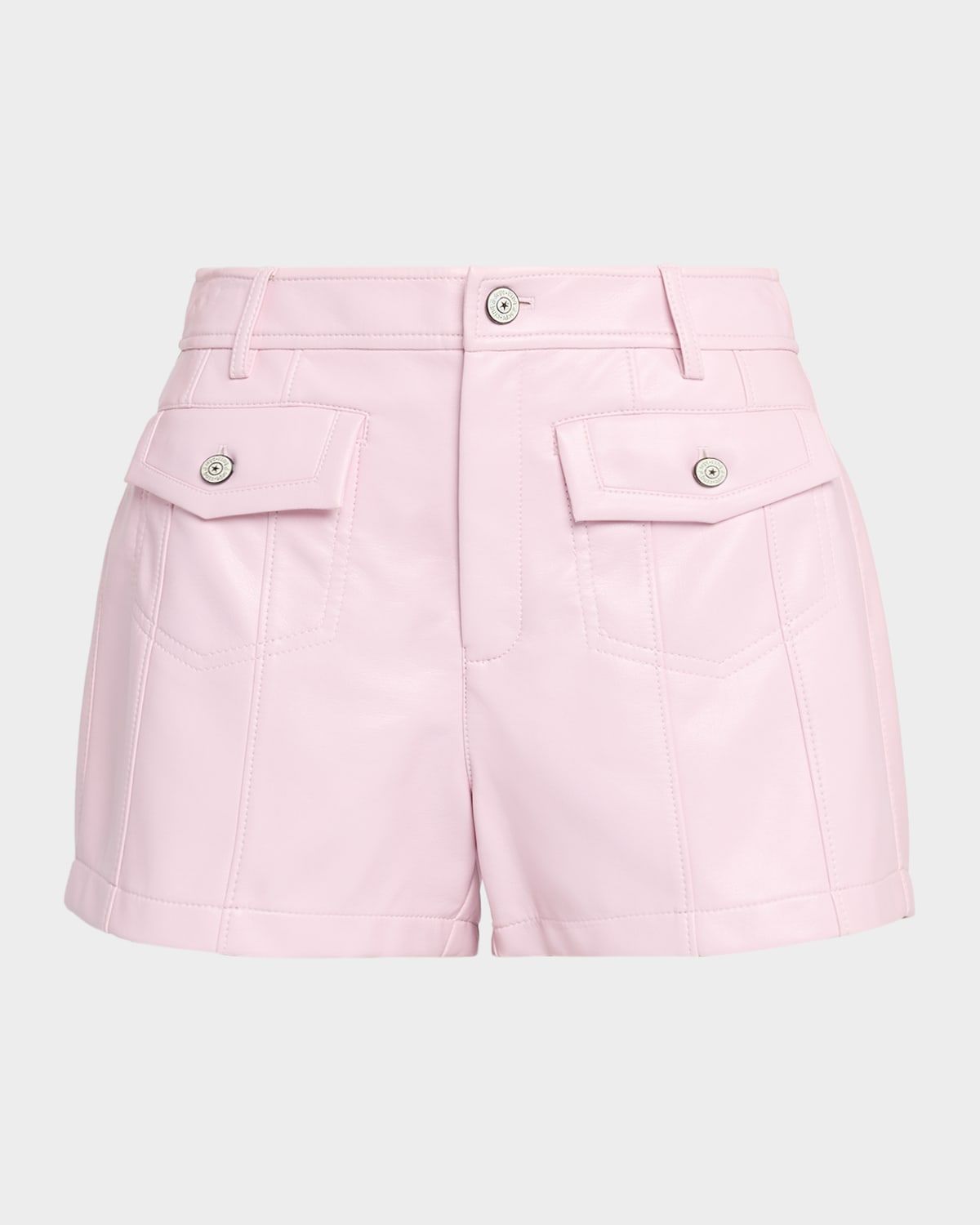 Eileen Vegan Leather Shorts