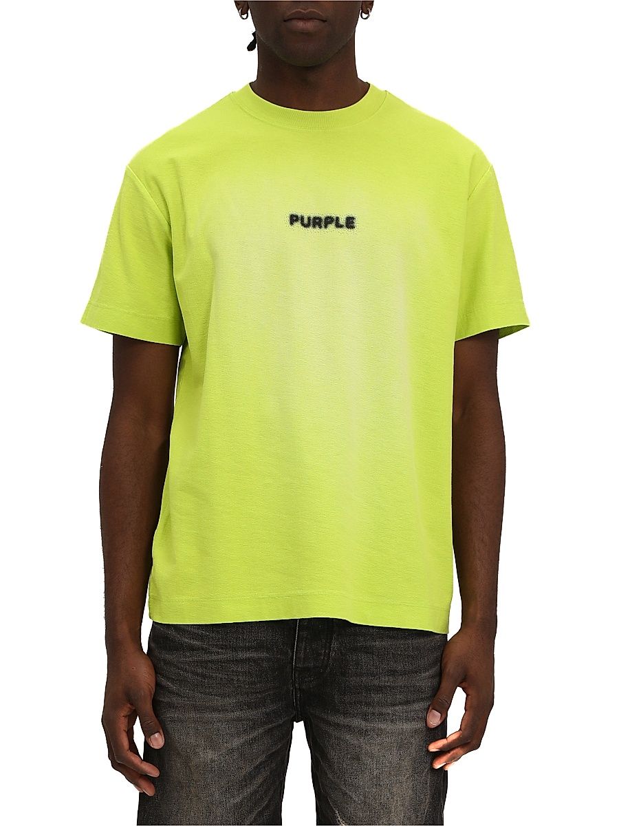 Men's Logo Cotton Jersey T-Shirt - Green - Size XL