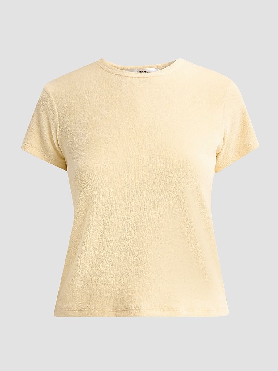 Women's The Terry Baby T-Shirt - Lemon - Size Large