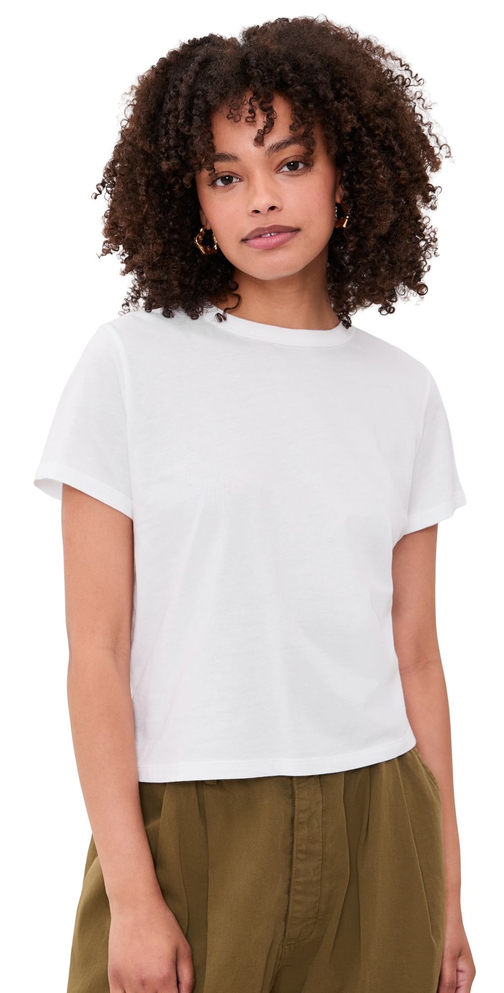PAIGE Rhodes Tee White S