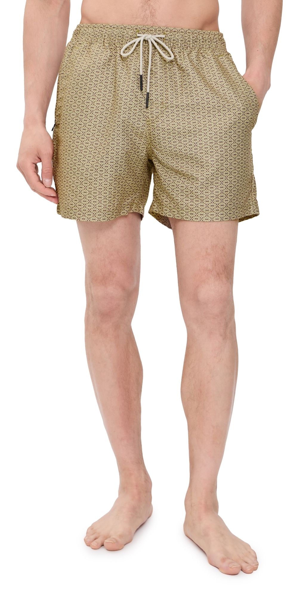 OAS Rinho Swim Shorts 4 Lt-Brown L