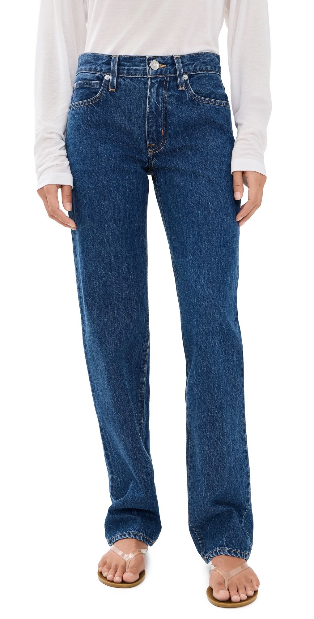 SLVRLAKE Chloe Straight Jeans LA WOMAN 32
