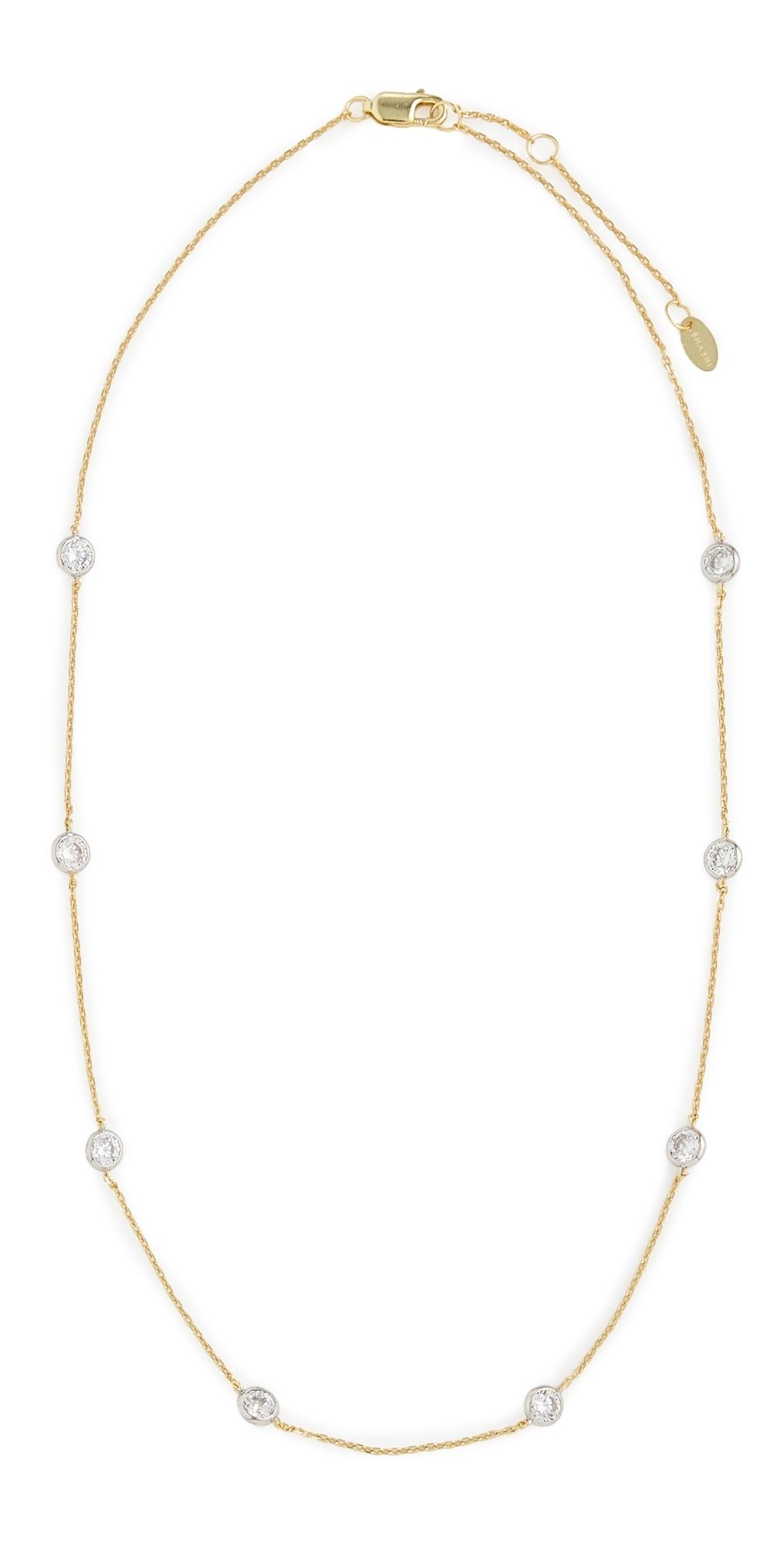 SHASHI Emily Two Toned Necklace Gold/Silver One Size