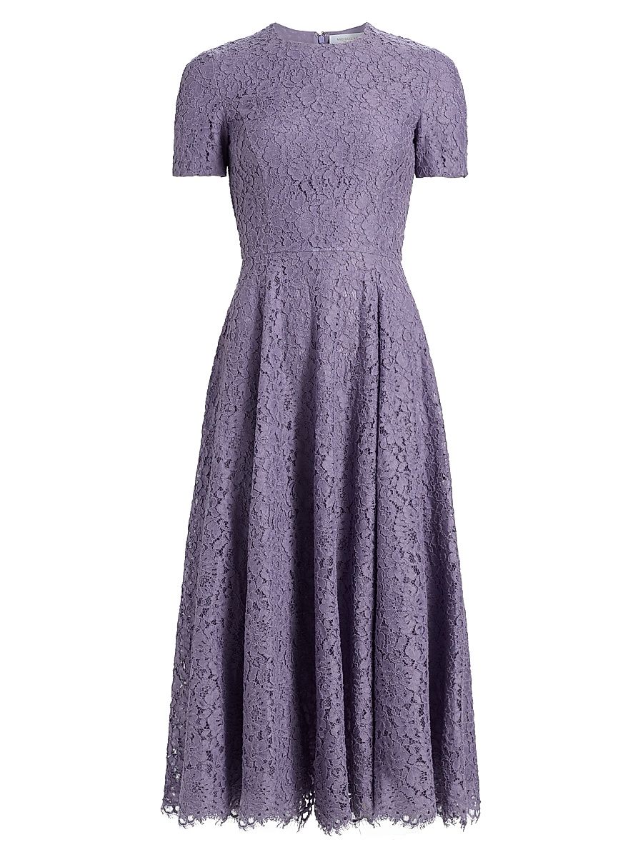 Women's Lace A-Line Midi-Dress - Wisteria - Size 10